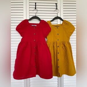 BUNDLE - Old Navy Girls Dresses - 100% Cotton - Size 5T